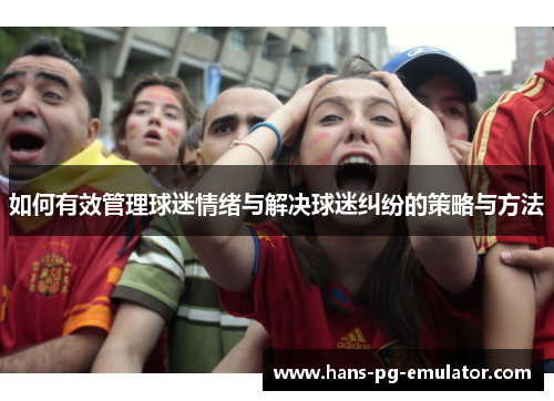 如何有效管理球迷情绪与解决球迷纠纷的策略与方法
