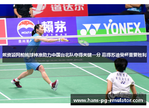 戴资颖网前挑球神准助力中国台北队夺得关键一分 赢得苏迪曼杯重要胜利 戴资颖网前挑球神准助力中国台北队夺得关键一分 赢得苏迪曼杯重要胜利